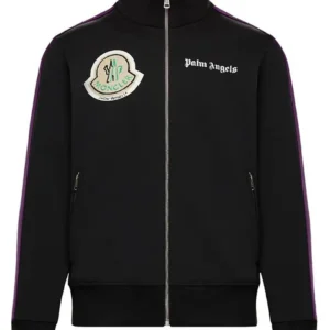 Moncler x Palm Angels Black Track Jacket