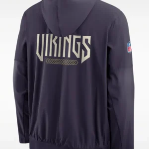 NFL Minnesota Vikings Rivalries Sideline Nike Hooded Anorak Jacket