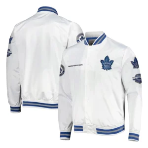 NHL White Satin Jacket