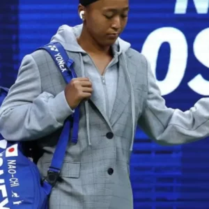 Naomi Osaka US Open Grey Plaid Blazer