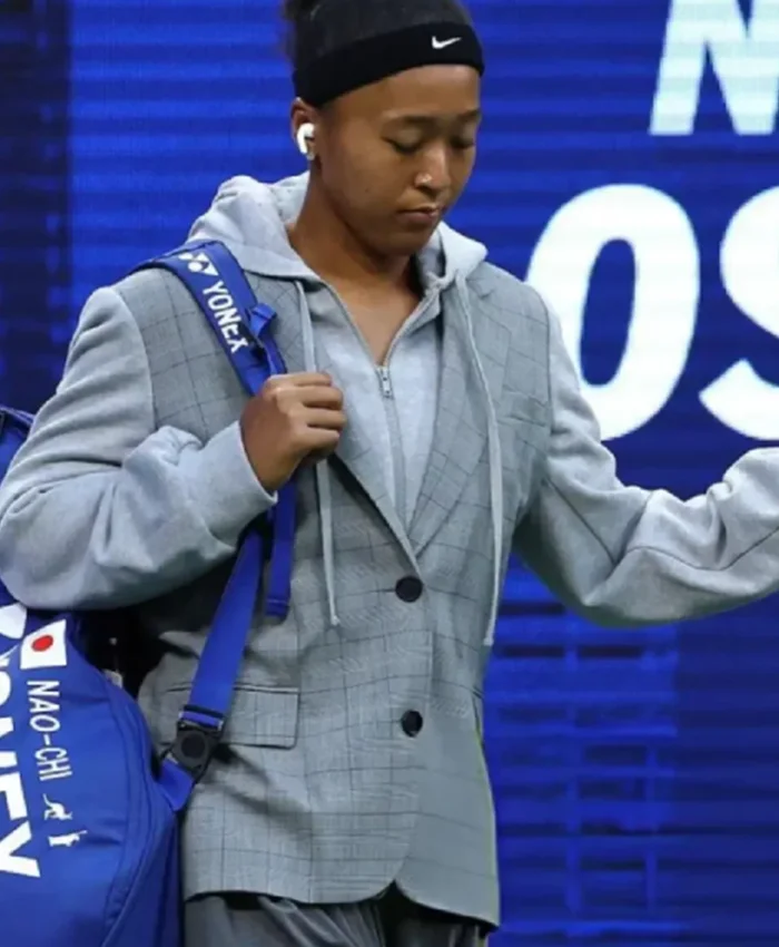 Naomi Osaka US Open Grey Plaid Blazer