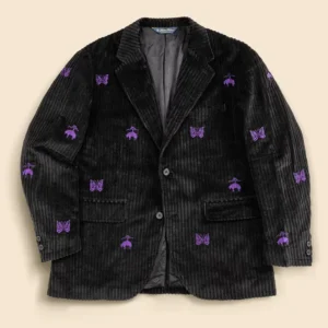 Needles x Brooks Brothers Black Cotton Corduroy Jacket