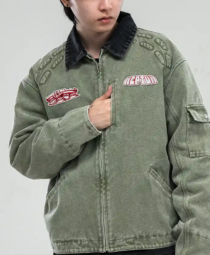 Neptun x Teenage Mutant Ninja Turtles Green Jacket