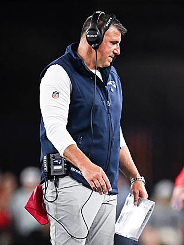 New England Patriots Preseason 2026 Mike Vrabel Vest Shop Now