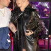New York Black Leather Coat