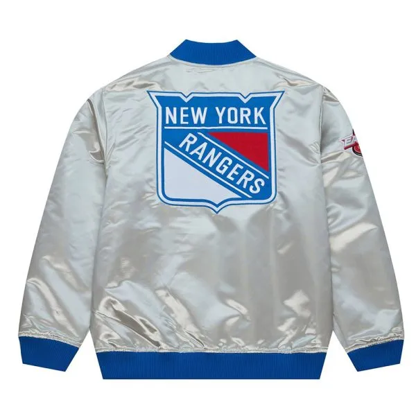New York Rangers Satin Jacket