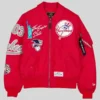 New York Yankees Alpha Industries Red MA-1 Flight Jacket