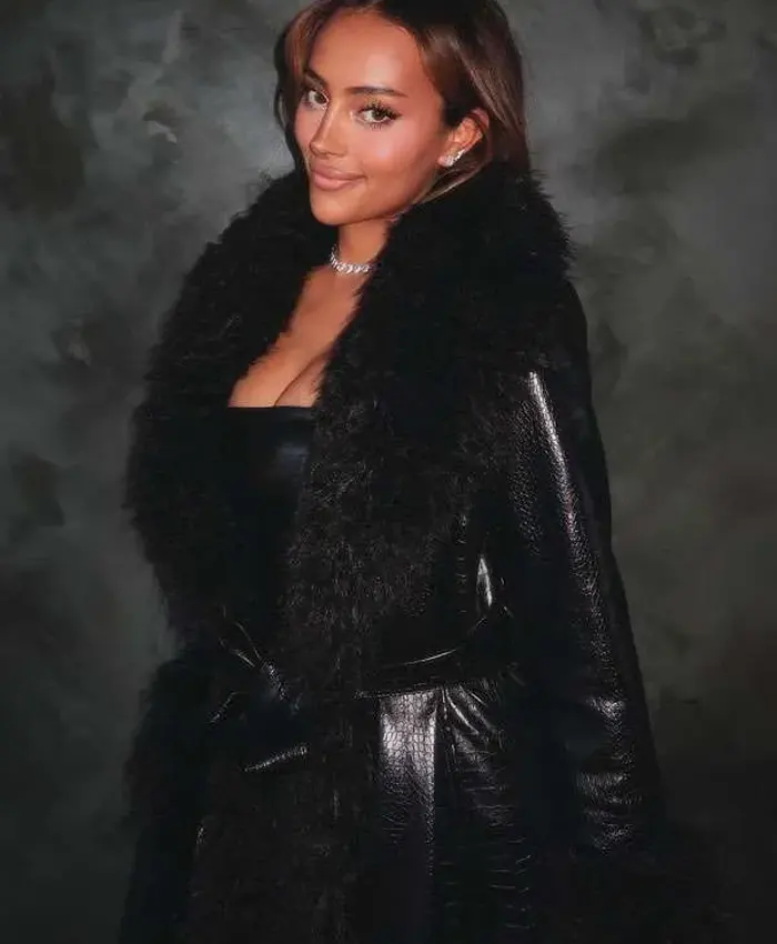 Next Gen NYC S02 Emira D’Spain Fur Leather Coat