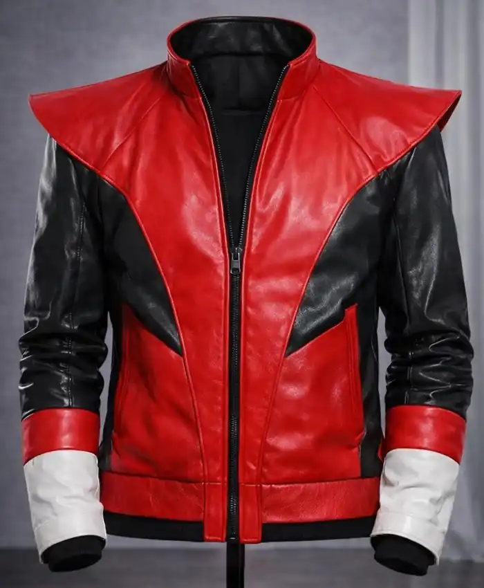 Nightcrawler X‑Men Cosplay Leather Biker Jacket