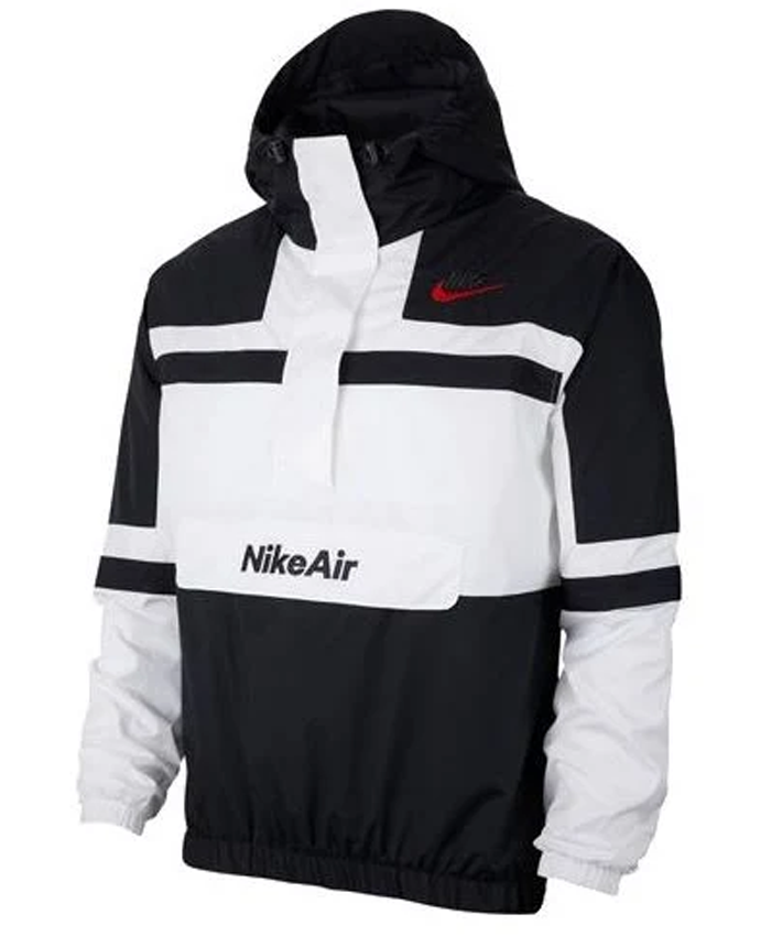Nike Air Black And White Hooded Jacket