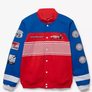 Nintendo Mario Kart Red And Blue Racing Jacket