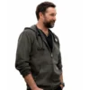 Noah Wyle The Pitt S03 Olive Green Hoodie