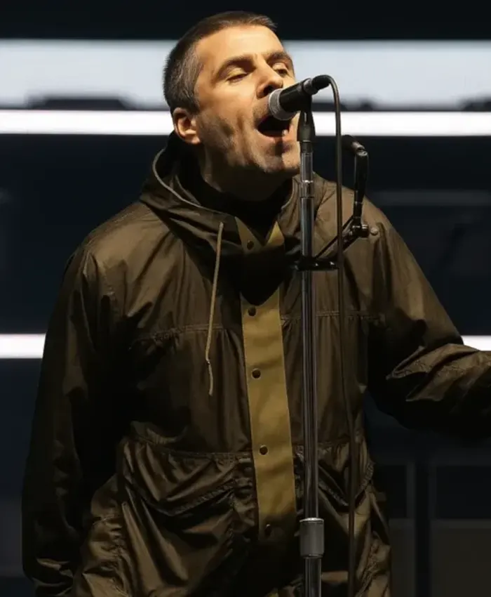 Oasis Tour Liam Gallagher Olive Green Jacket