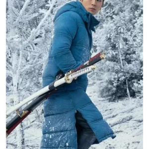 One Piece S02 Mackenyu Blue Puffer Coat
