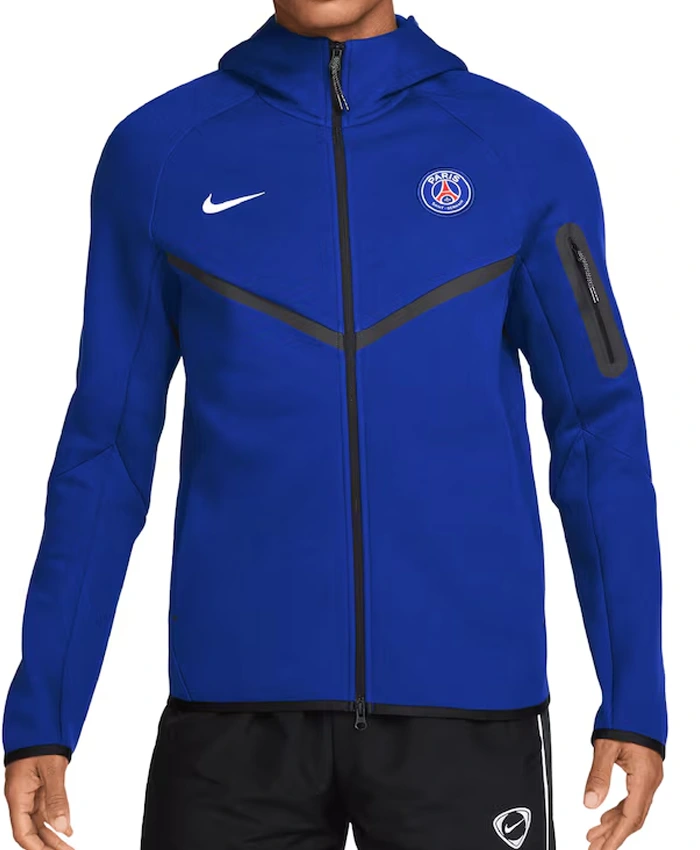PSG Nike Tech Royal Fleece Track Jacket