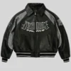 Palace x Avirex Black Leather Jacket