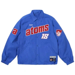 Palace x Ebbets Atoms 18 Blue Nylon Coach Jacket