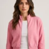 Parke x Maggie & Emma Zip Up Mockneck Jacket