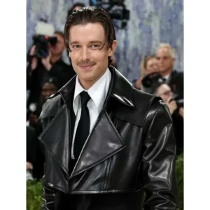 Patrick Schwarzenegger Leather Jacket