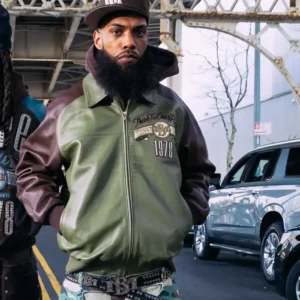 Pelle Pelle Fall 26 True To Our Roots Green Leather Jacket