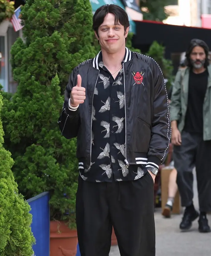 Pete Davidson Tommy Karate Okinawa Bomber Jacket
