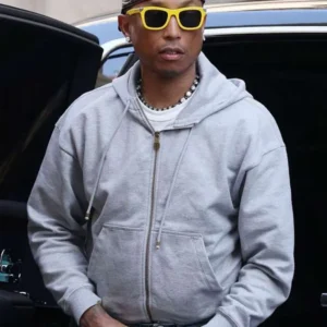 Pharrell Williams PFW 2026 Grey Hoodie For Sale