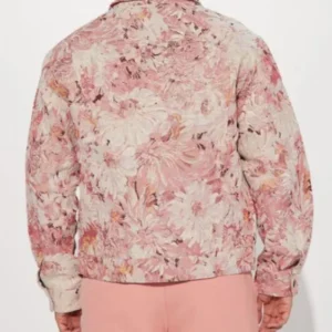 Pink Tapestry Trucker Jacket