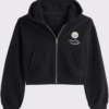 Pittsburgh Steelers Abercrombie & Fitch Black Full-Zip Hooded Jacket