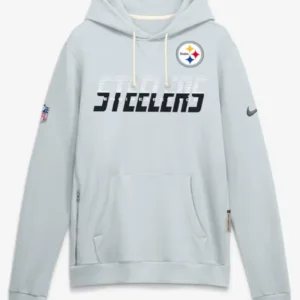 Pittsburgh Steelers Nike Sideline Grey Hoodie