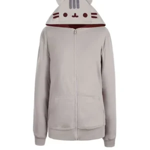 Pusheen Halloween Grey Hoodie Jacket