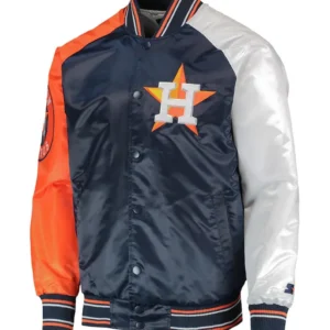Raglan Sleeve Baseball Jacket