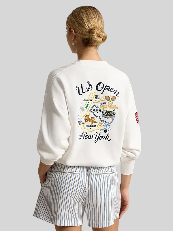 Ralph Lauren US Open 2026 Souvenir Crewneck Sweatshirt Available now
