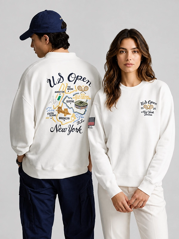 Ralph Lauren US Open 2026 Souvenir Crewneck Sweatshirt