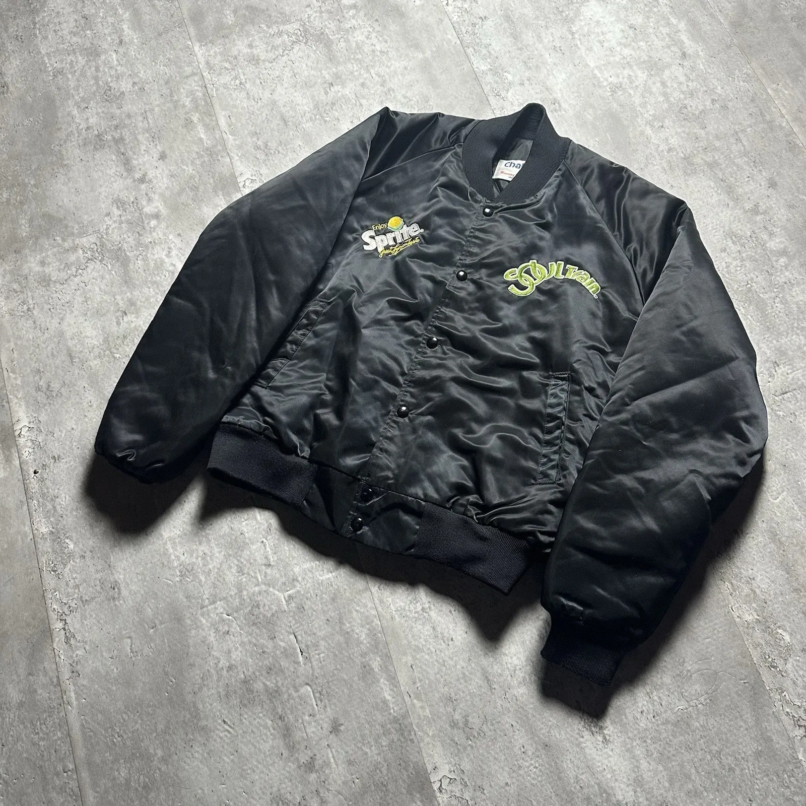 Rare Vintage CHALK LINE Black Jacket