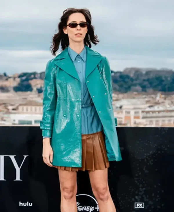 Rebecca Leather Coat
