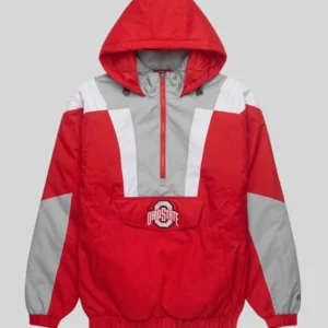 Red Half Zip Pullover