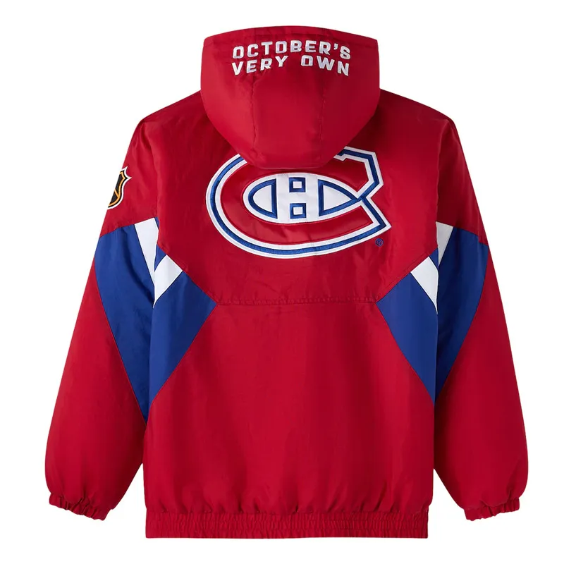 Red Hooded Jacket Men
