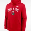 Red Nike Ohio State Legacy Arch Club Hoodie