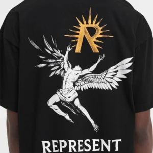 Represent Icarus Black T-Shirt For Sale