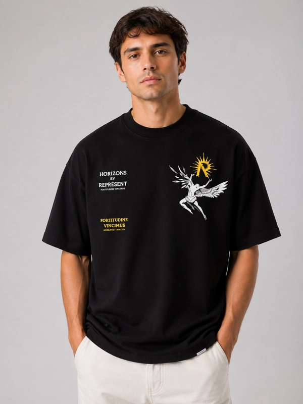 Represent Icarus Black T-Shirt
