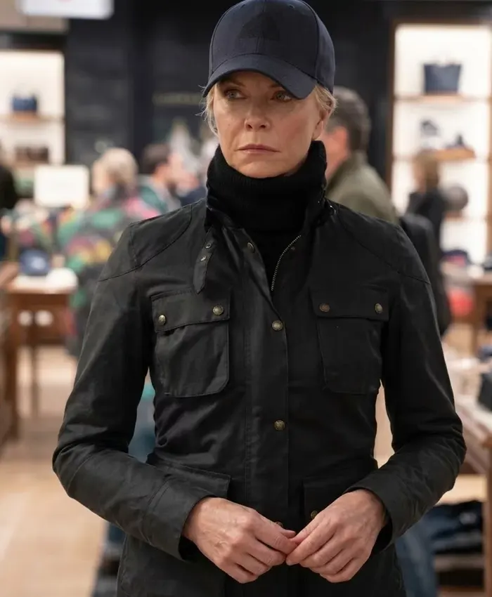 Ride or Die S01 Judith Black Cotton Jacket