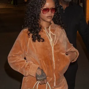 Rihanna Velvet Jacket
