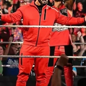 Roman Reigns Red Tracksuit