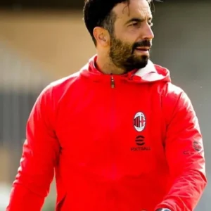 Ruben Amorim AC Milan Training Session Red Jacket