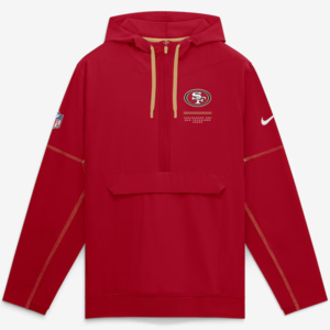 San Francisco 49ers 2026 Sideline Anorak Half-Zip Jacket