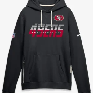 San Francisco 49ers Nike Sideline Black Hoodie