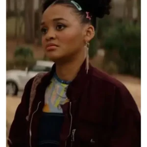 Scream 7 Tatum’s Friend Maroon Jacket