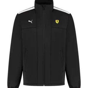 Scuderia Ferrari Puma Fanwear Black Softshell Full ZIP Jacket