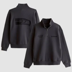 Seattle Seahawks Abercrombie & Fitch Half-Zip Sweatshirt