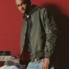 Shai Gilgeous-Alexander Levi’s Olive Green MA-1 Bomber Jacket